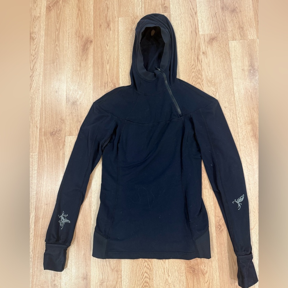 lululemon athletica Black Hooded Jacket
